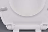 Toilet Seat Round with Lid, Slow Close, Easy to Install and Clean, Durable