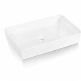 Rectangular Ceramic Countertop Bathroom Vanity Vessel Sink BVS2414A-OK