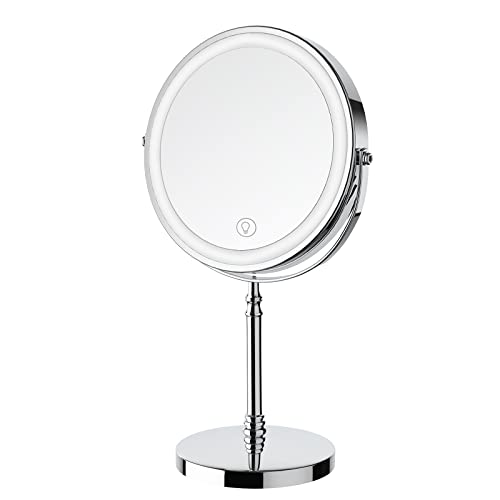 Rechargeable Double Sided Magnifying Mirror