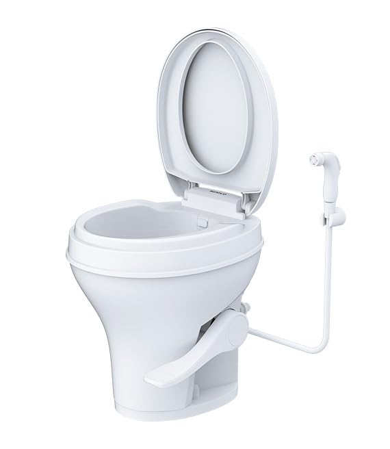 Toilet - Standard Height, Gravity Flush, Foot Pedal