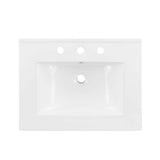 Cayman 24" Bathroom Sink, White