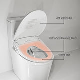 Heated Bidet Toilet Seat Elongated, Smart Toilet Seat, Bidet