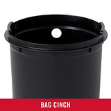 Steel Round Step-On Trash Can, 1.6-Gallon