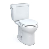 Two-Piece Round 1.28 GPF Universal Height TORNADO FLUSH Toilet