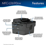 One Laser Monochrome Printer, Print, Copy, Scan, Fax - 26 ppm, 2400 x 600 dpi