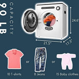 Clothes Dryer, Front Load Compact Laundry Dryers with Exhaust