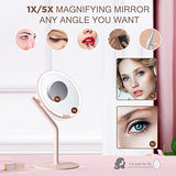 Lighted Makeup Mirror with 5-Level Brightness