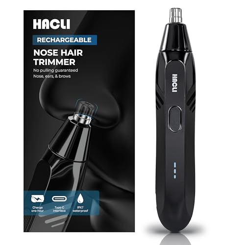 Nose Hair Trimmer for Men Women - Electric Nose Hair Clipper