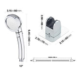 Drill-Free High Pressure Handheld Shower Head with ON/OFF Pause Switch 3 Spray Modes