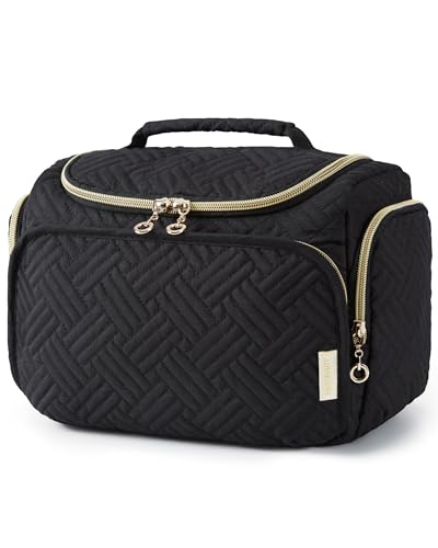 Travel Bag for Toiletries, Makeup Cosmetic Travel Bag with Handle