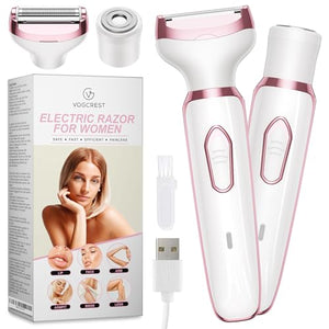 Trimmer for Women: 2 in 1 Painless Body