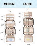 Toiletry Bag Hanging Travel Makeup Organizer with TSA Approved Transparent