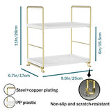 2-Tier Bathroom Counter Organizer, Tool-Less Installation Premium Plastics