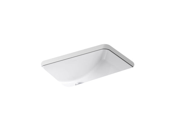 Bathroom Sink With Curved Bottom, 20-7/8