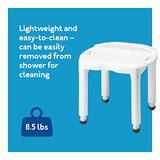 Seat and Shower Chair - Bath Chair Supports Up To 400 Pounds