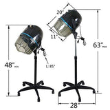 Hair Dryer Hooded Floor Standing Bonnet Hair Dryer Stand Up