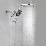 Shower Head with Handheld Chrome, Built-in Power Wash Mode