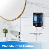 Automatic Soap Dispenser Hand Sanitizer Dispenser Wall Mount 600ml/21fl.oz