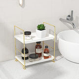 2-Tier Bathroom Counter Organizer, Tool-Less Installation Premium Plastics