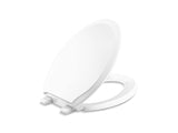 Toilet Seat, Quiet-Close Lid and Seat, Countoured