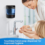 Automatic Soap Dispenser Hand Sanitizer Dispenser Wall Mount 600ml/21fl.oz