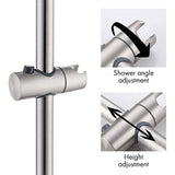 Shower Head with Hose, 5-Function Hand Shower with Wall Mount Slide Bar Set