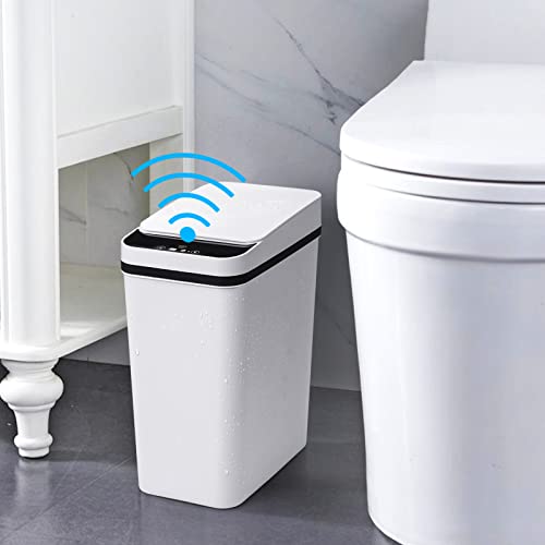 Trash Can 2.2 Gallon Automatic Motion Sensor Rubbish Can with Lid Electric