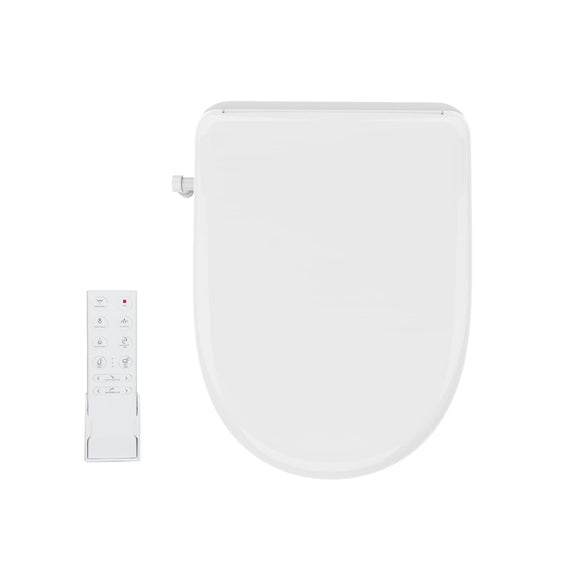 Toilet Seat,Elongated Smart Electric Bidet with Remote Control