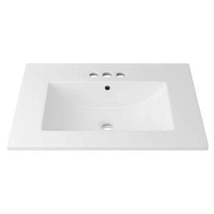 Bathroom Sink with Three Holes (4inch Centerset)