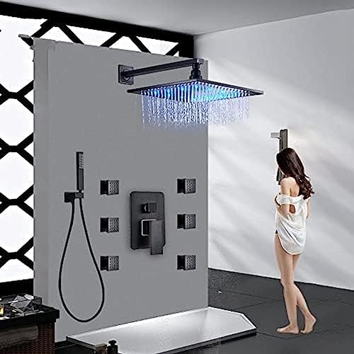 Shower Bath Faucet Wall Mounted Bathtub Shower Mixer Tap Bathroom