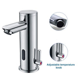 Automatic Sensor Touchless Faucet, Motion Activated Hands-Free Bathroom