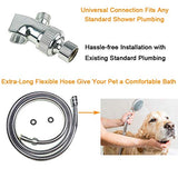 Shower Head with On/Off Switch - 5 Spray Settings 6.5 Feet Extra Long Hose High