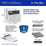 Wireless Digital Color All-in-One Printer with Laser Quality Output, Copy, Scan, Fax