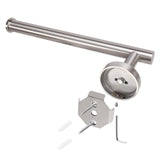 Bathroom Hardware Set- Premium 304 Stainless Steel Toilet Roll Holder and Towel Rack