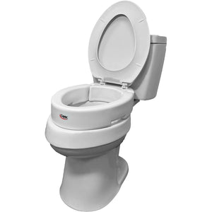 Raised Toilet Seat, Adds 3.5 Inches of Height to Toilet