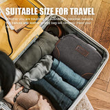 Travel Toiletry Bag for Men, Leather and Canvas Toiletry Bags