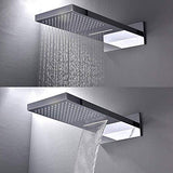 Thermostatic Bathroom Rain Waterfall Shower Faucets