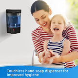 Automatic Soap Dispenser Hand Sanitizer Dispenser Wall Mount 600ml/21fl.oz