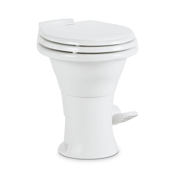 Toilet - White, Oblong Shape, Lightweight and Efficient