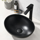 Bathroom Sink Above Counter Porcelain Ceramic Bathroom Vessel Sink Oval