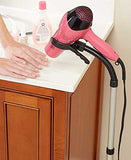 Hair Dryer Stand Holder - Hands Free, Adjustable Height