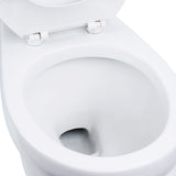 Toilet with Round-Front Chair Height Bowl - Includes Toilet Seat