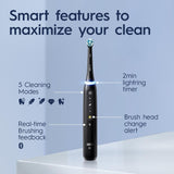 Deep Clean + Whiten Rechargeable Electric Toothbrush with Visible Pressure