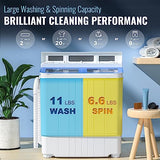 Protable Washer and Dryer, 17.6LBS Small Washing Machine