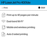 Wireless Black & White Printer, Best-for-Office (2Z601F)