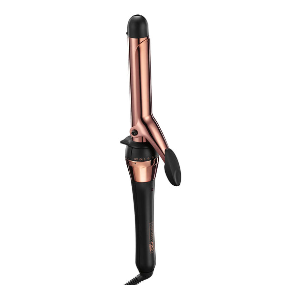 1-Inch Curling Iron, 1-inch barrel produces classic curls – for use on short