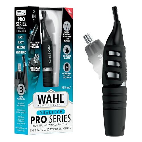 1 Lithium Battery Dual Sided Eyebrow Trimmer and Nose Hair