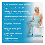 Seat and Shower Chair - Bath Chair Supports Up To 400 Pounds