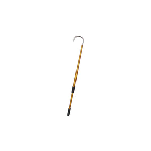 Taper-Tip Aluminum Fishing Gaff Hook with 2-Inch Throat, 6-Foot, Gold