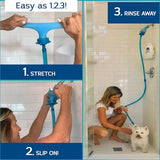 Shower Hose: Slip-On, No-Install Attachment for Shower Cleaning, Babies